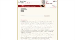 Desktop Screenshot of literatur-im-netz.dla-marbach.de